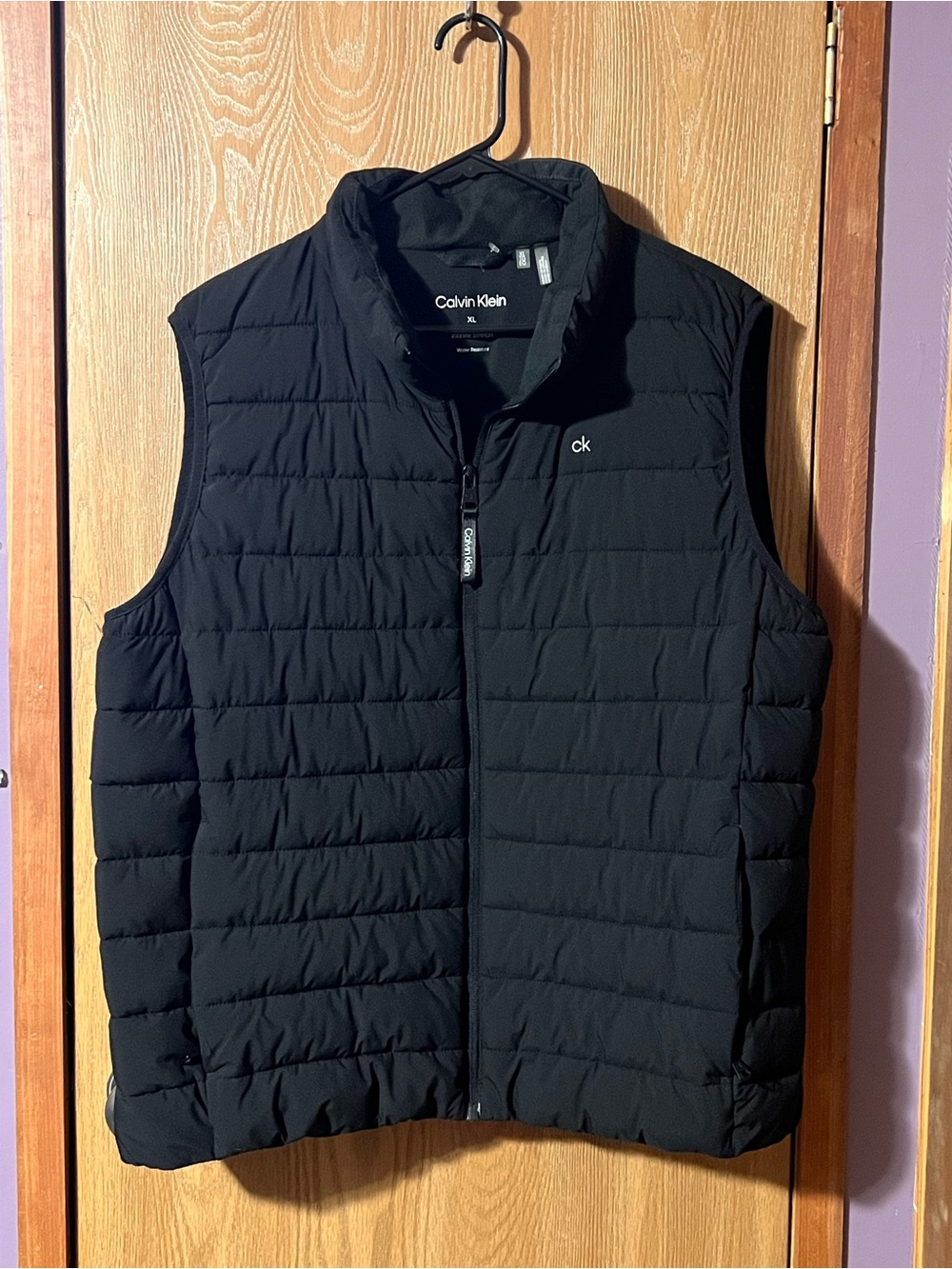 Calvin Klein Black Quilted Lightweight Puffer Vest